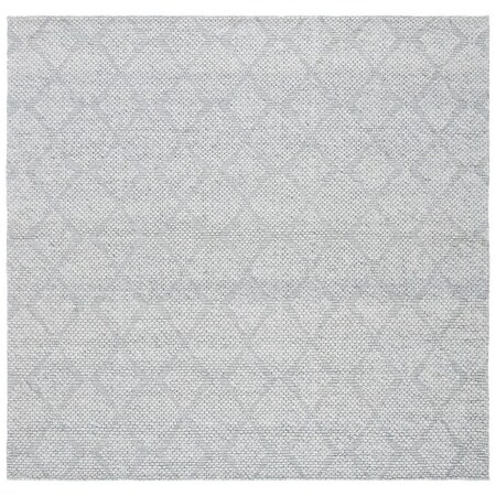 Safavieh 7 x 7 ft. Marbella Power Loomed Square Area Rug Silver & Grey MRB551G-7SQ